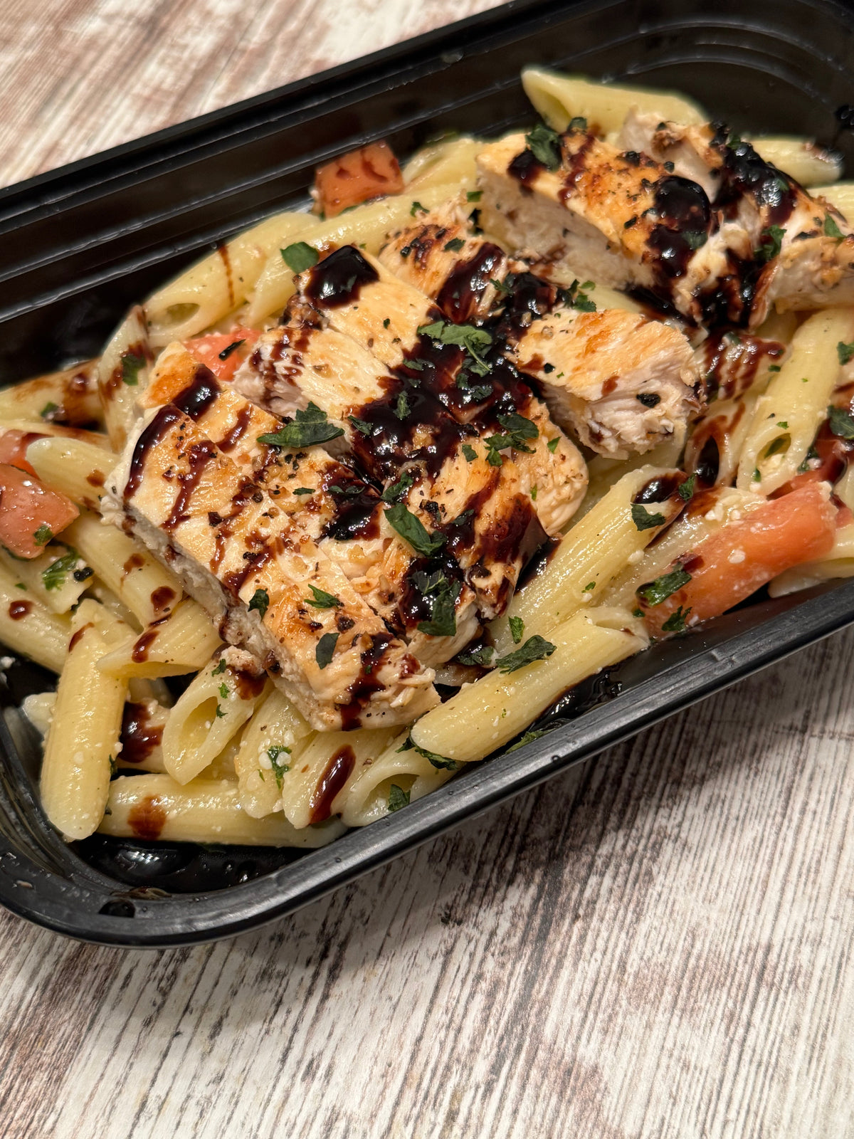 Grilled Bruschetta Chicken w/ Penne