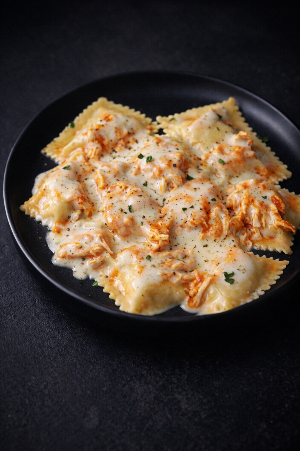 Nashville Hot Chicken ‘N’ Creamy Ravioli
