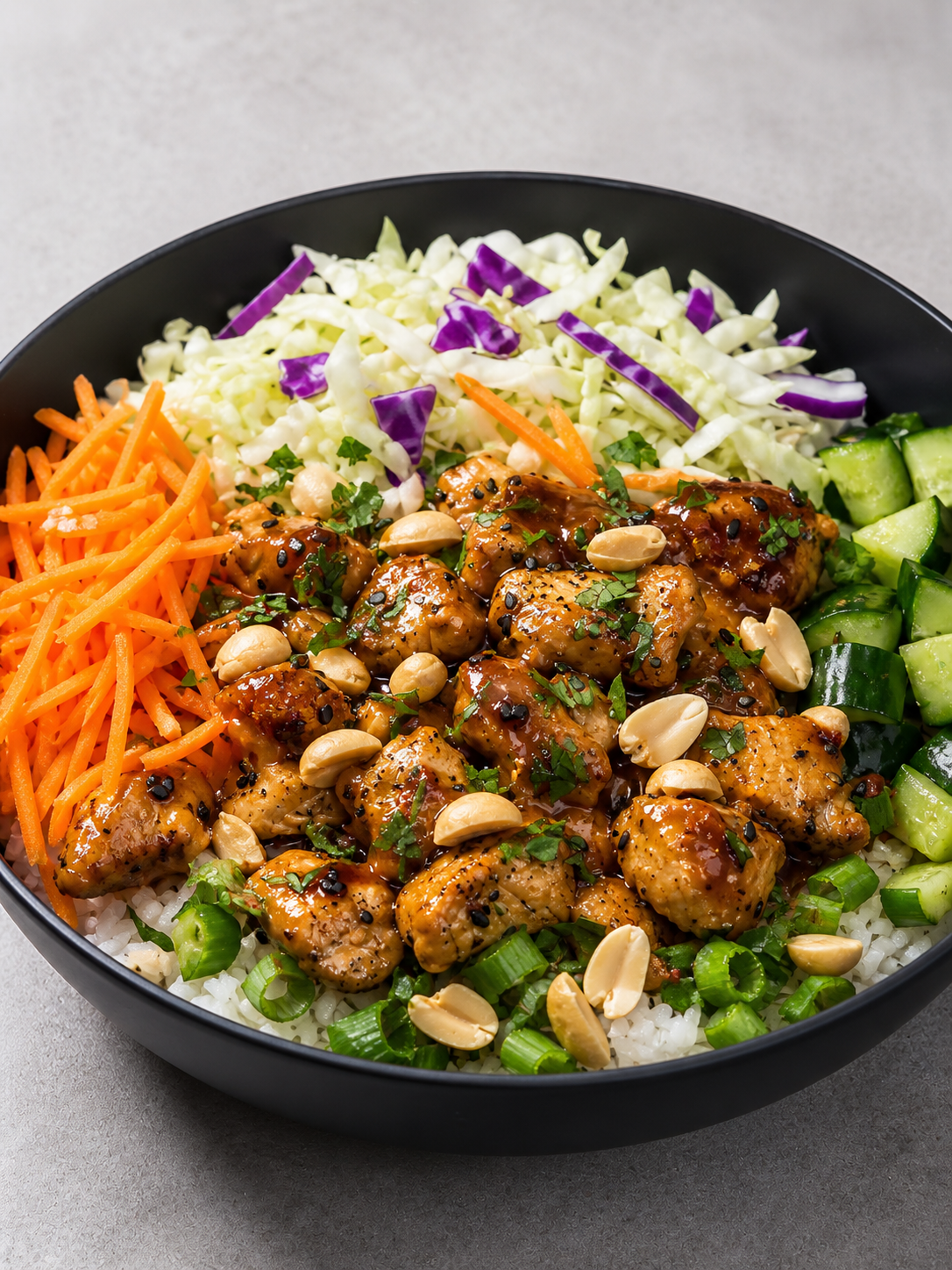 Thai Peanut Chicken Bowl