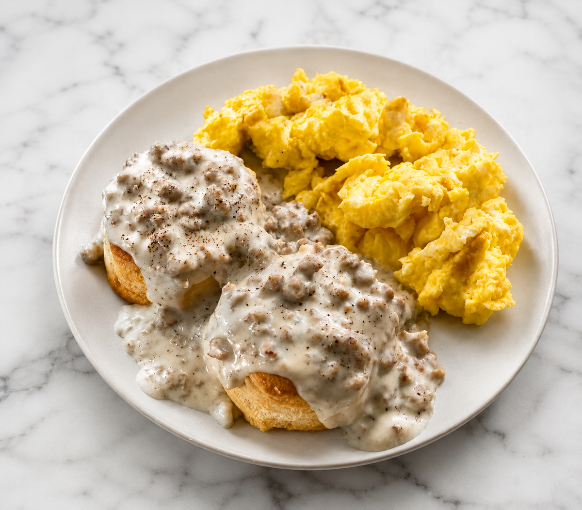 Eggs w/ Biscuits & Gravy