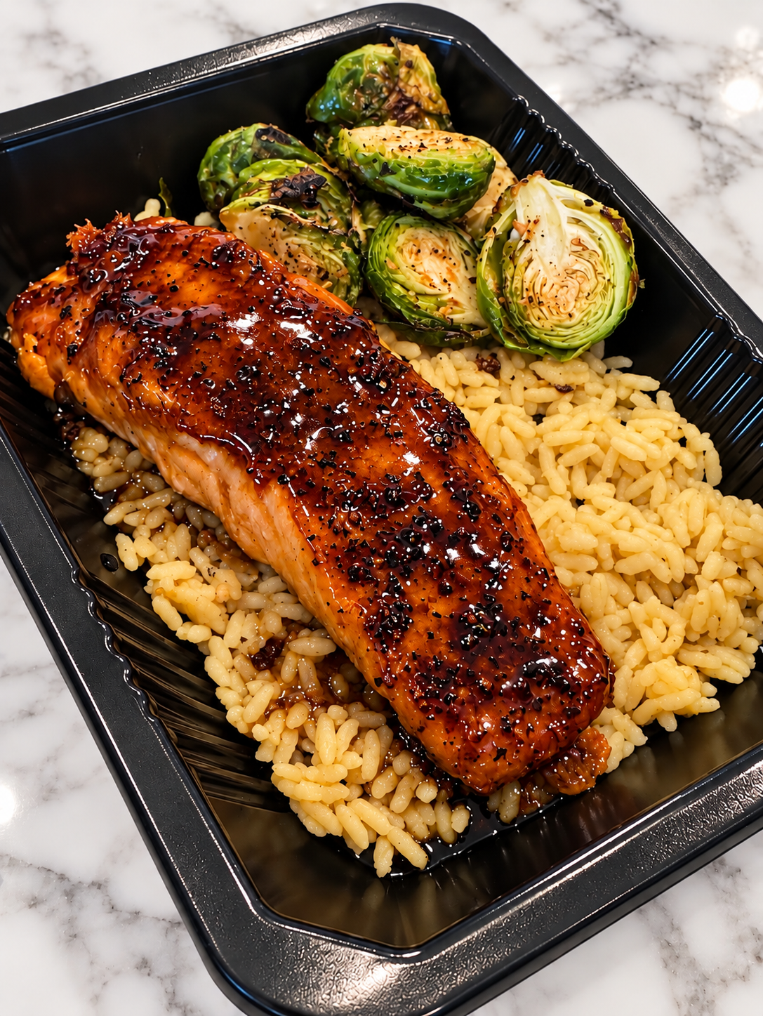 Bourbon Glazed Salmon