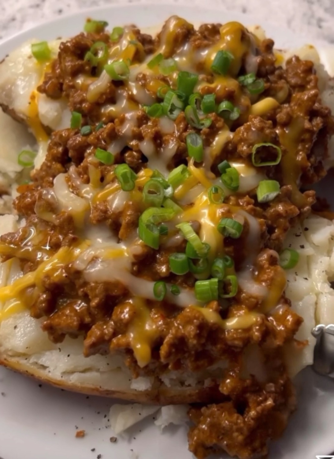 Taco Stuffed Baked Potato