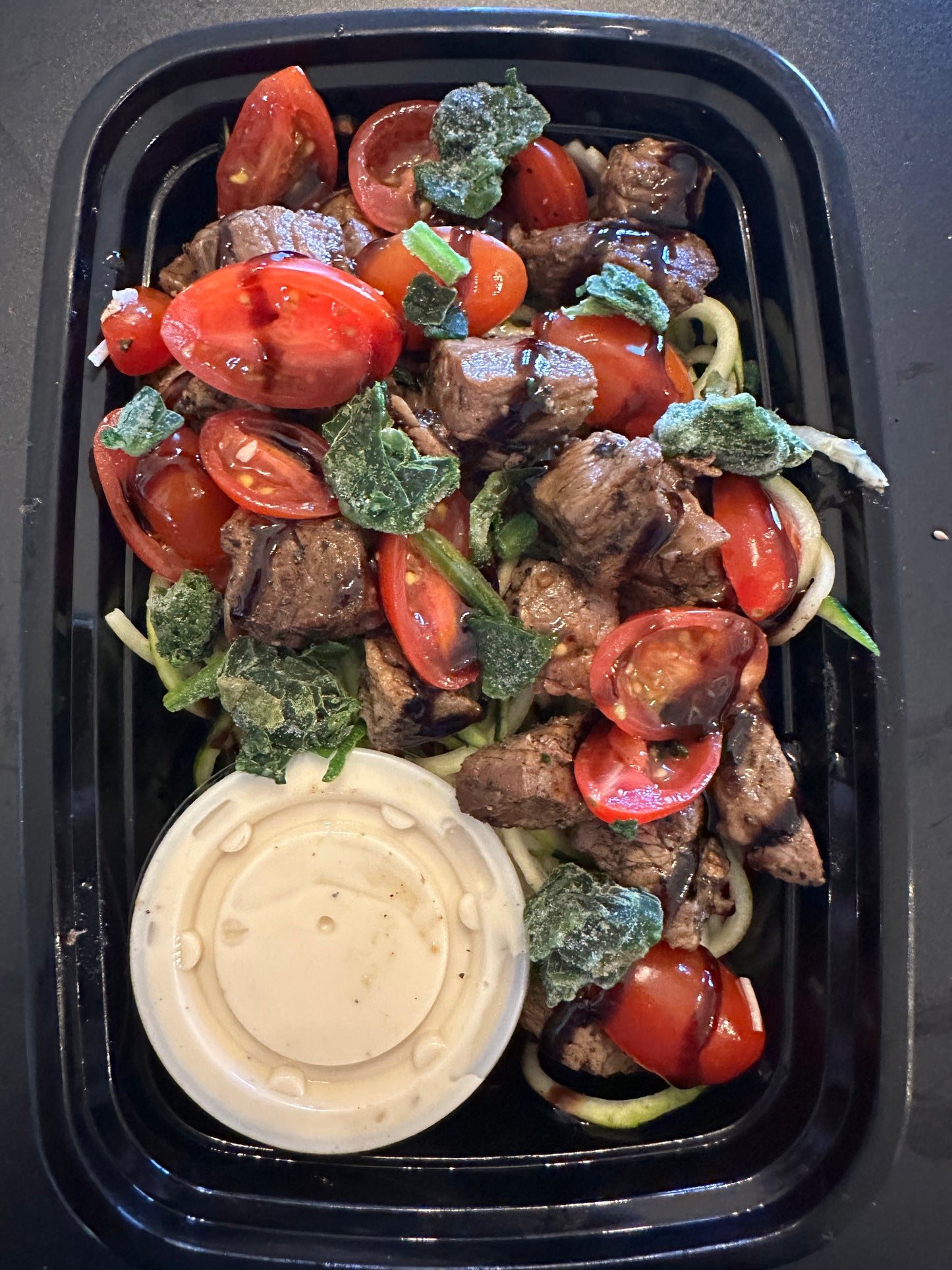 K35 Steak Alfredo w/ Zoodles