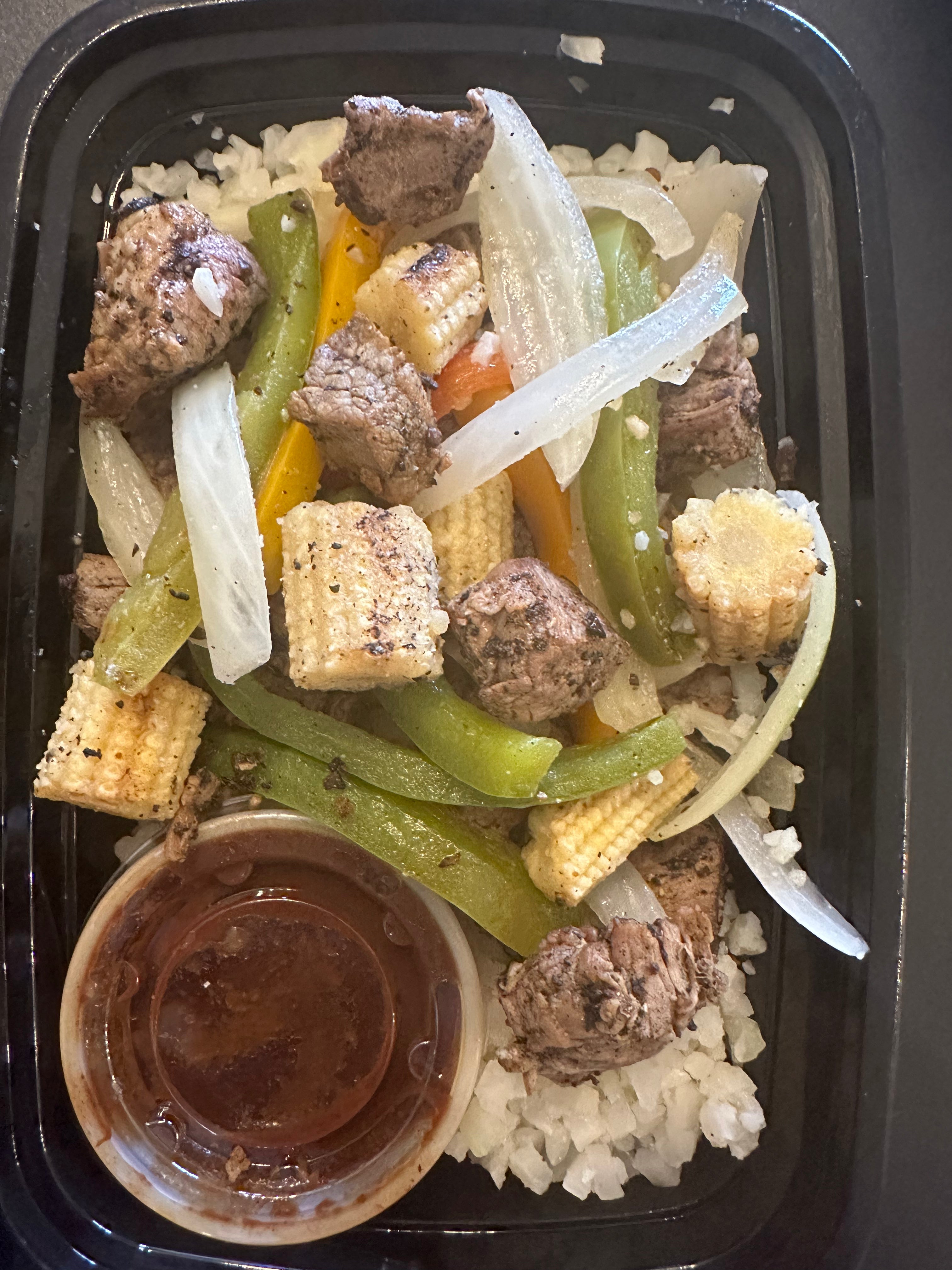 K7 A1 Steak Stir Fry (Riced Cauliflower)