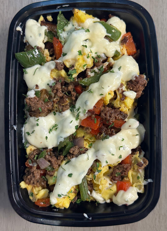 Philly Cheese Breakfast Melt