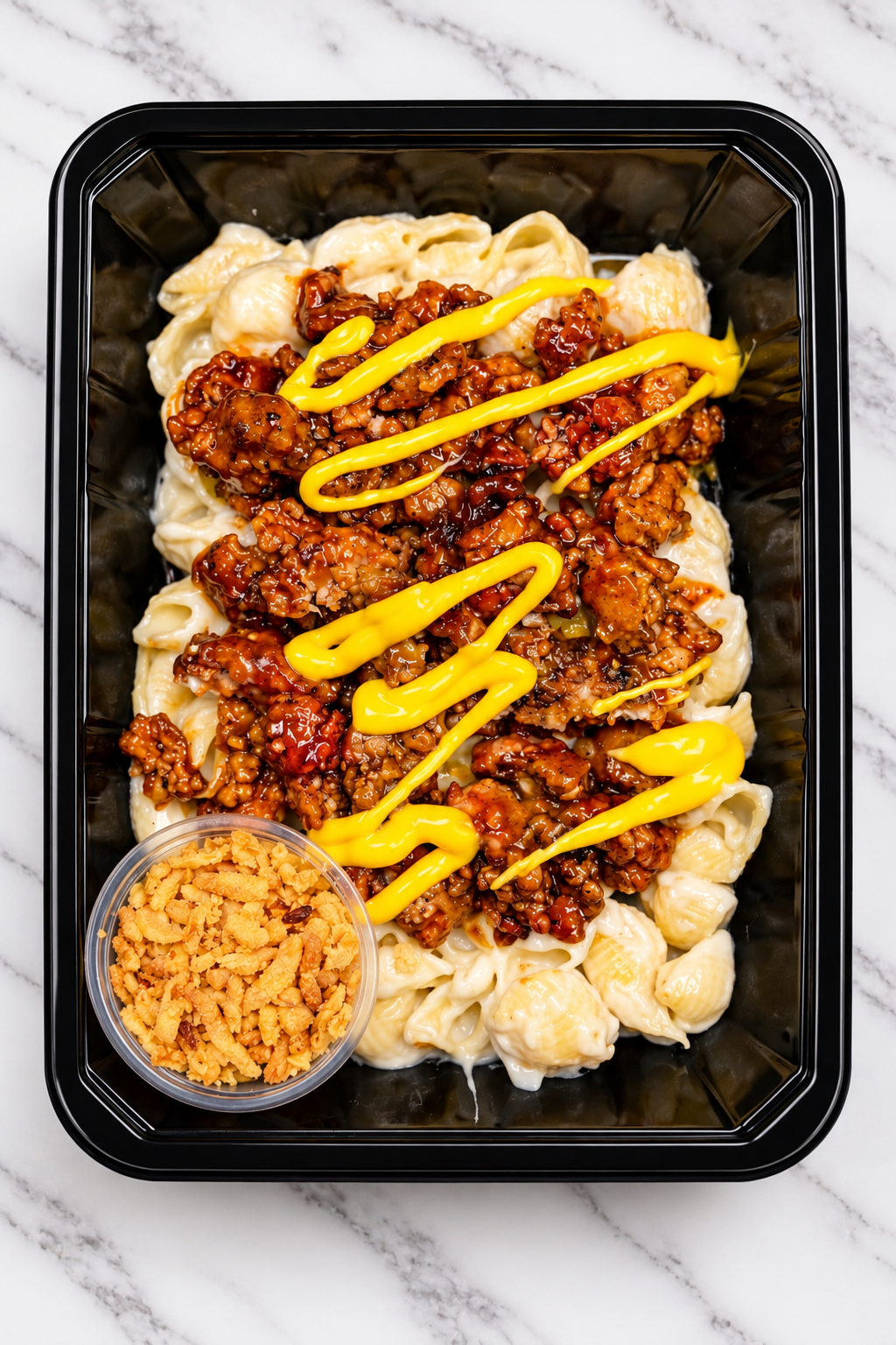 #27 BBQ Pork Mac & Cheese