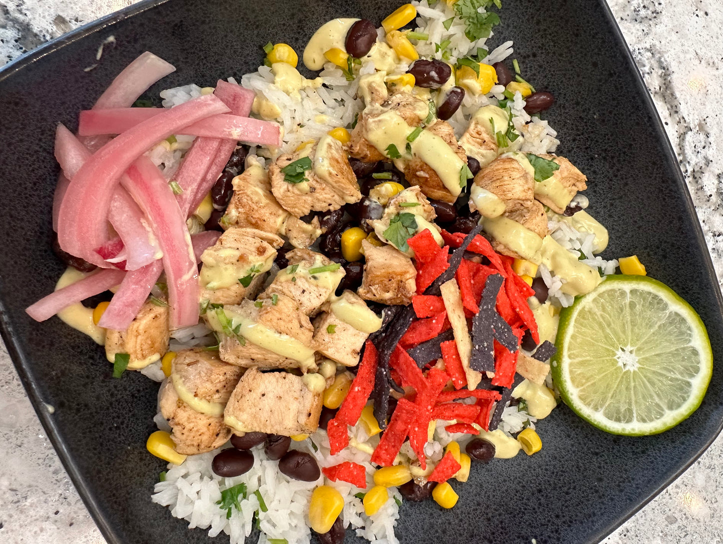 Avocado Ranch Chicken Bowl