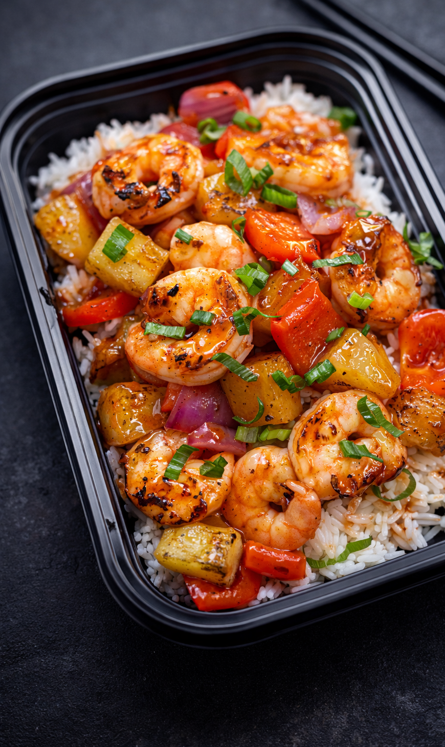 Sweet & Sour Glazed Shrimp