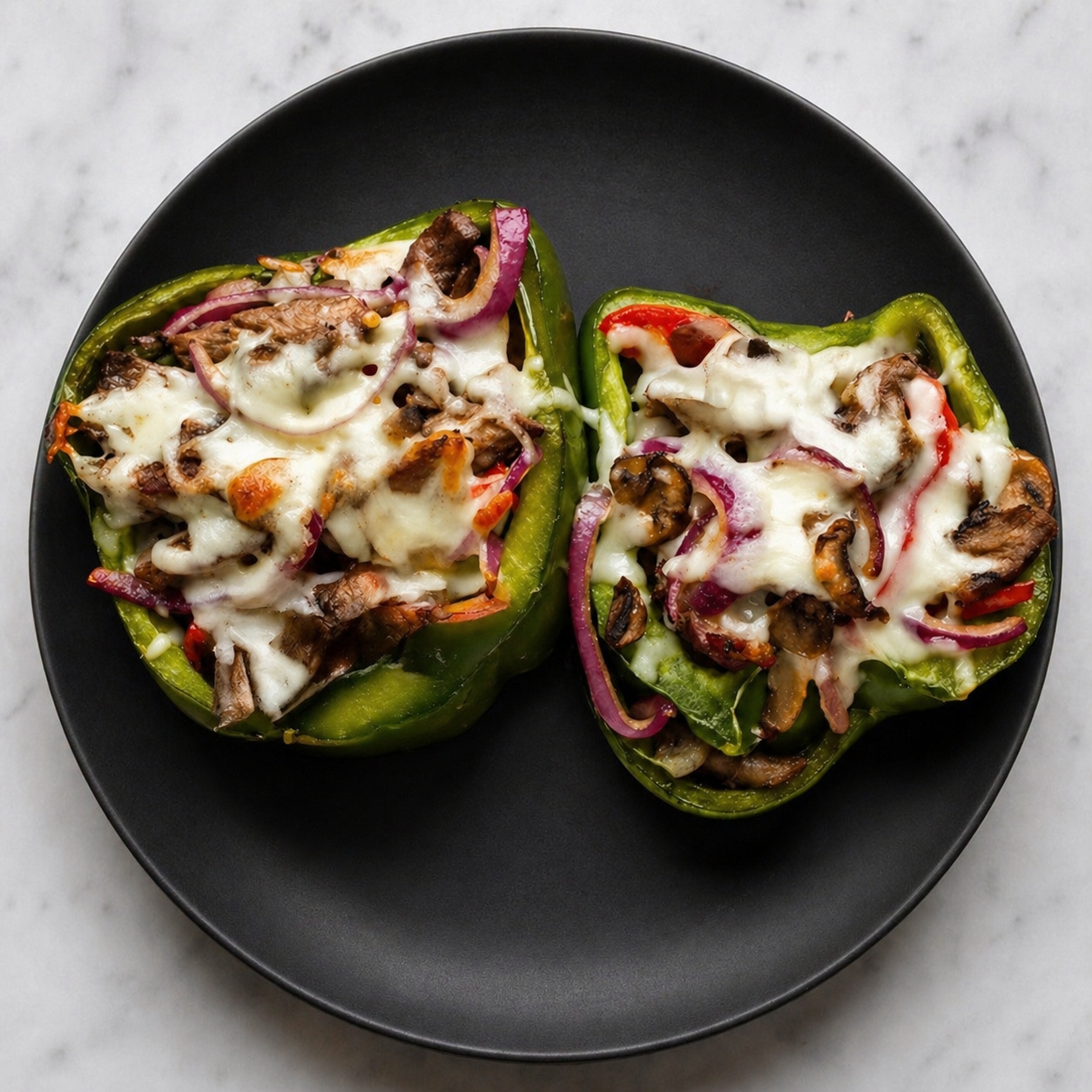 Philly Cheesesteak Stuffed Pepper