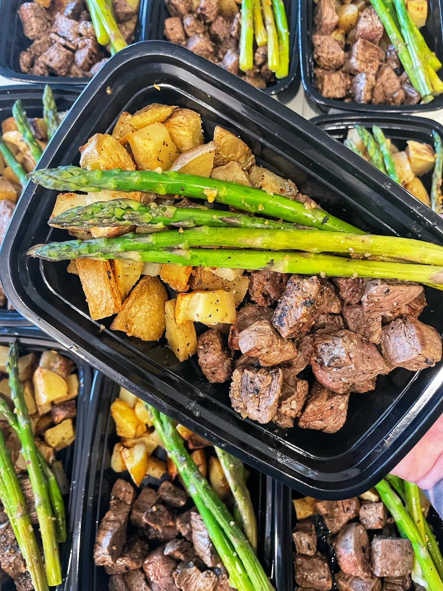 #29 Garlic Butter Steak & Potatoes w/Asparagus