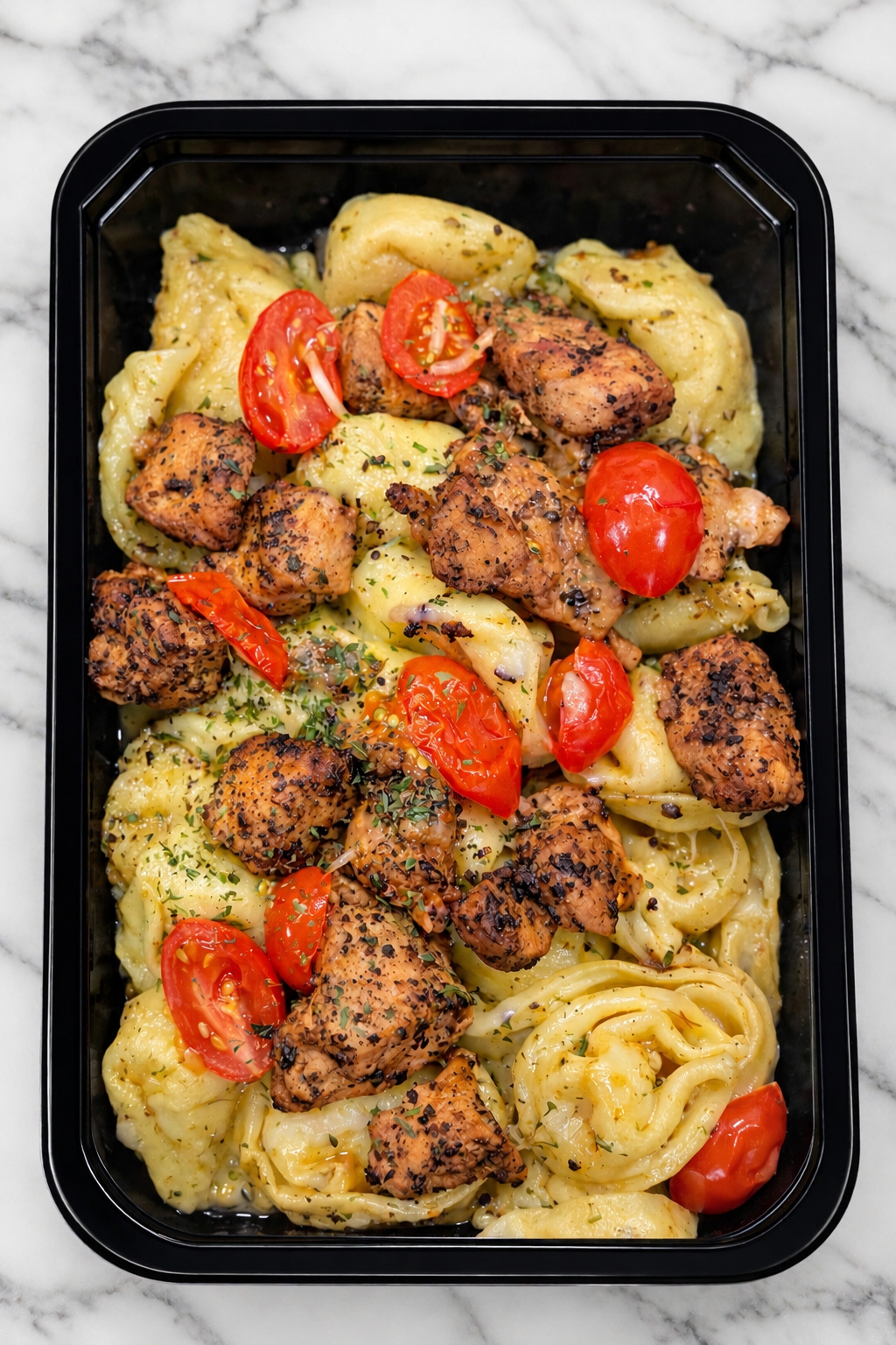 #38 Cheese Tortellini w/Chicken & Pesto Sauce