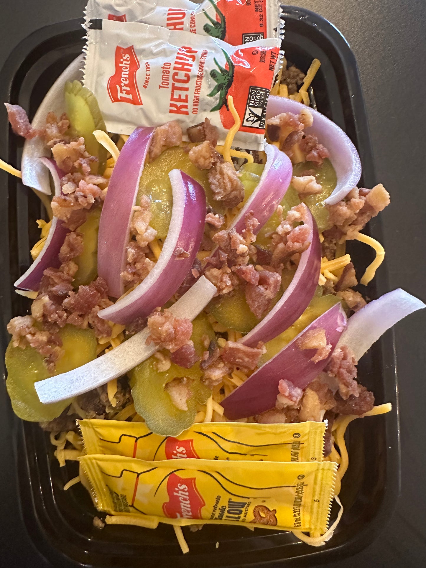 K12 Bacon Cheeseburger Bowl (Riced Cauliflower)