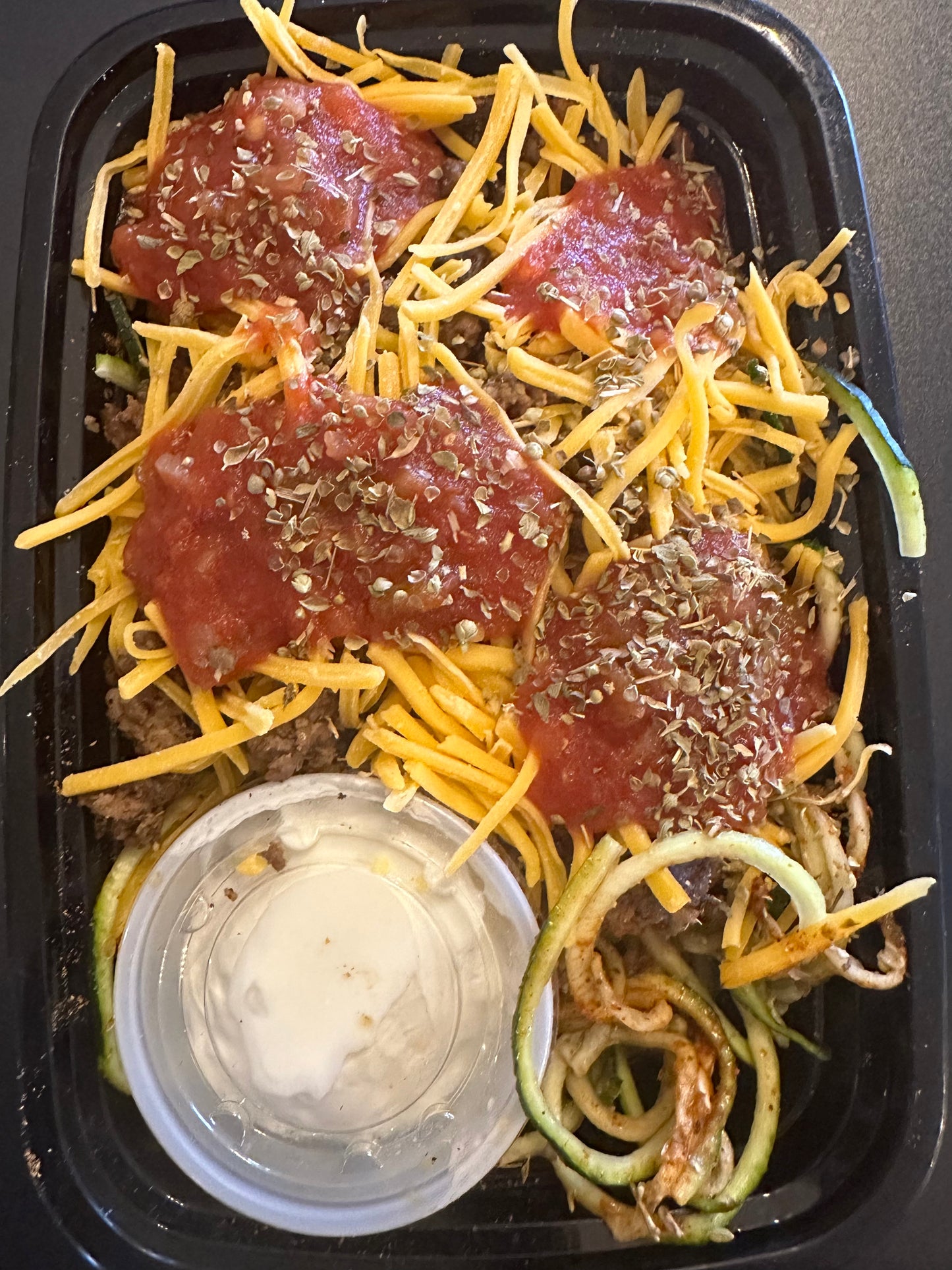 K18 Cheesy Taco Zoodles