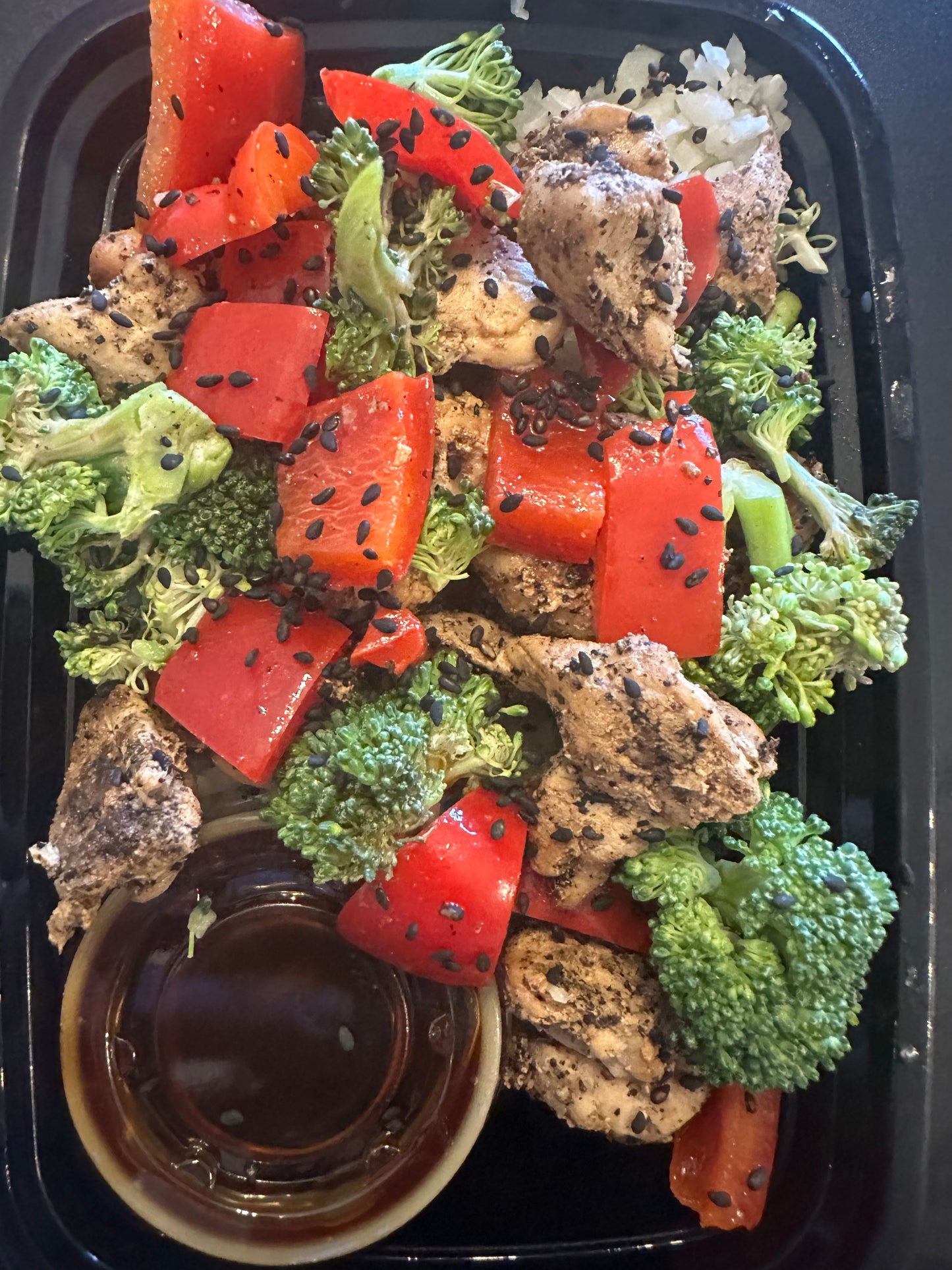 K8 Teriyaki Chicken Bowl (Riced Cauliflower)