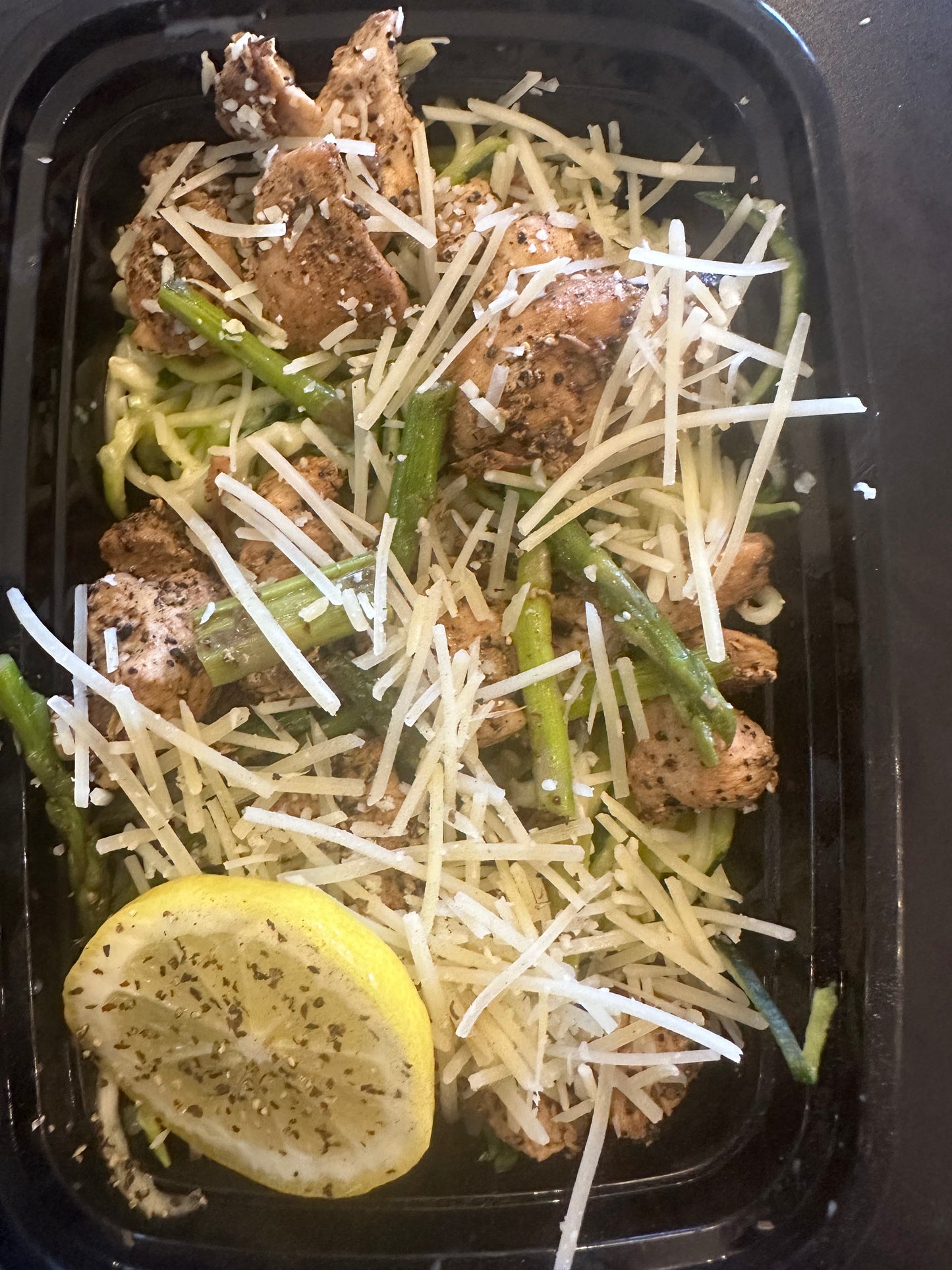 K26 Lemon Garlic Chicken Asparagus Zoodles