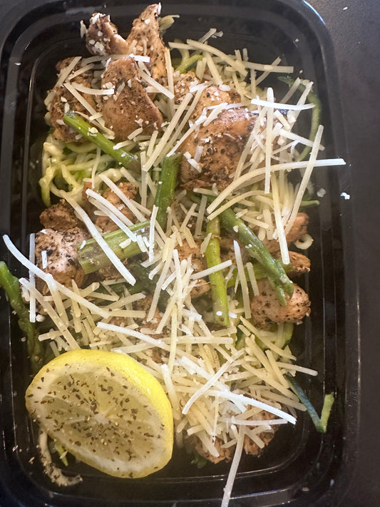 K26 Lemon Garlic Chicken Asparagus Zoodles